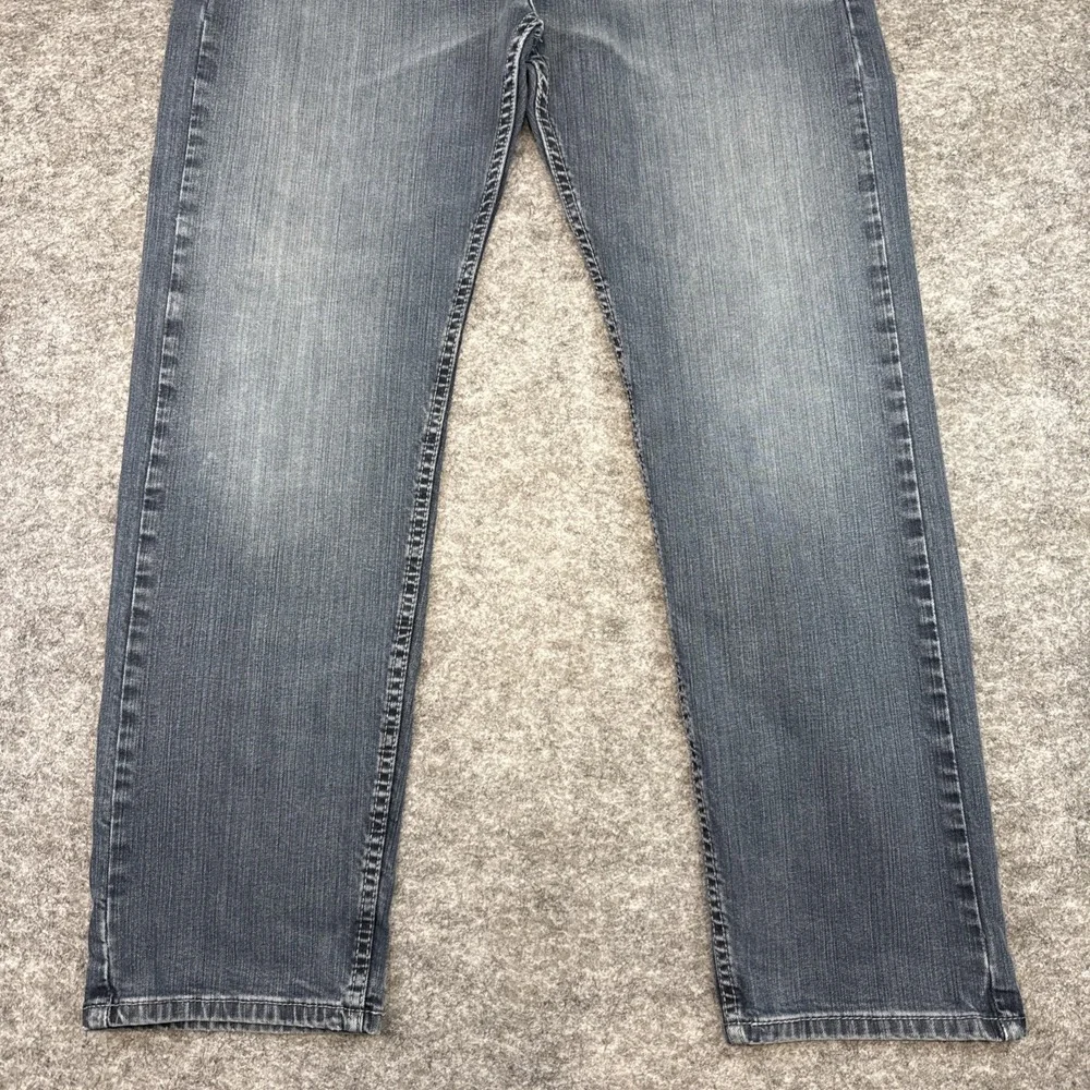 Levi's 505 jeans mens 36x30 Navarro blue stretch denim straight leg Levi Strauss
